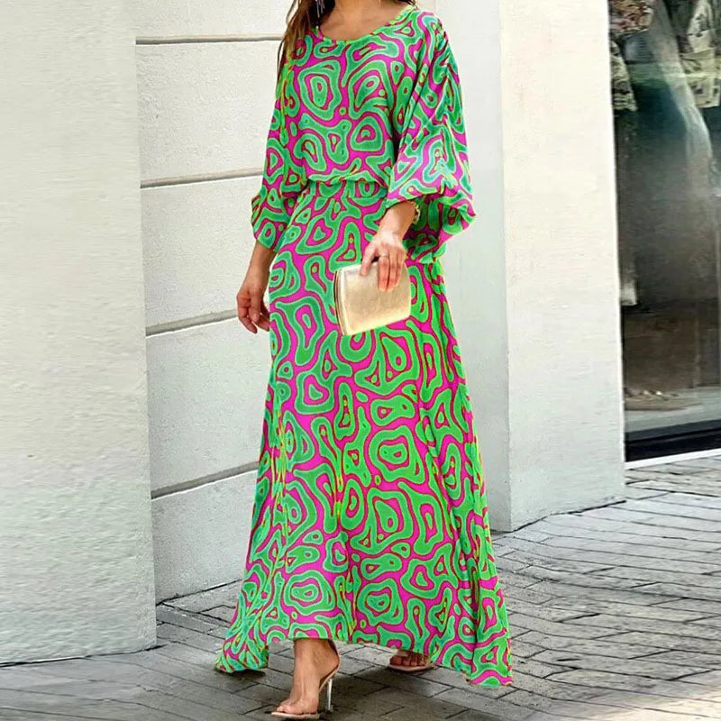 Bohemian Maxi Jurk Lange Vrouwelijke Zomerjurk - Mode Vibes
