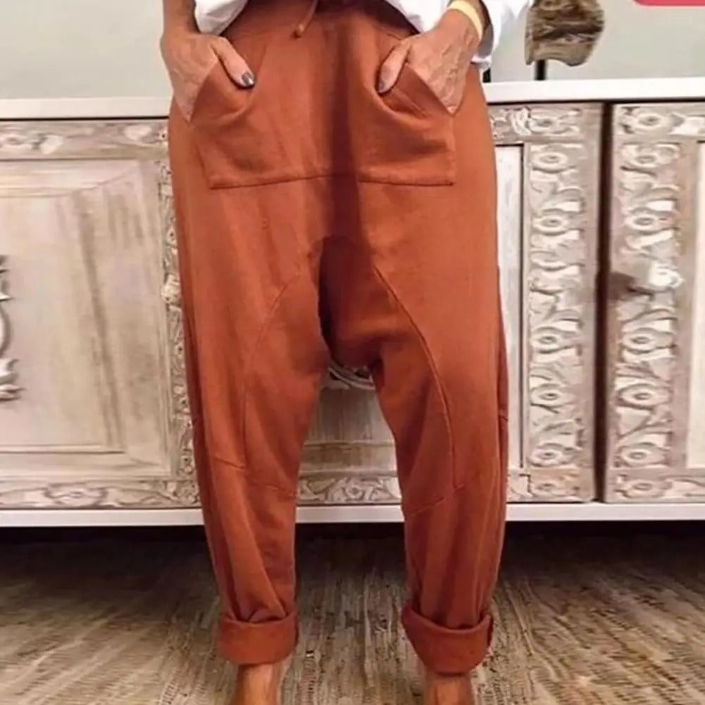 Comfortabele Baggy Broek met Trekkoord