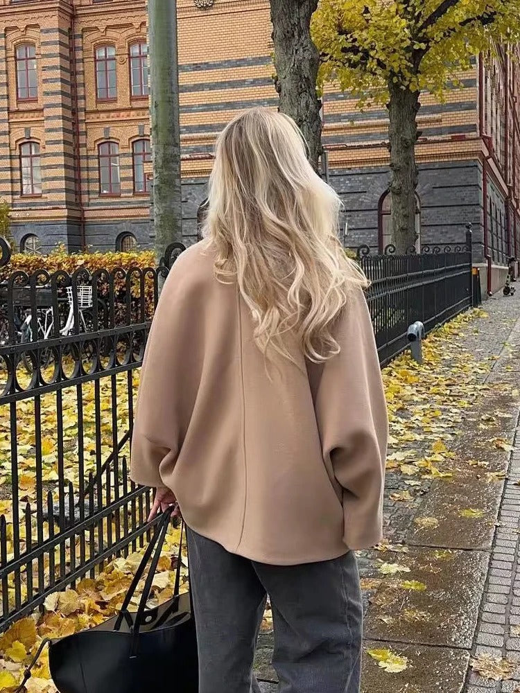 Damesjas Oversized Stijlvolle Luxe Kwaliteit