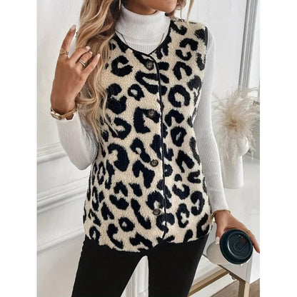 Clara | Giubbotto Elegante Motivo Leopardo