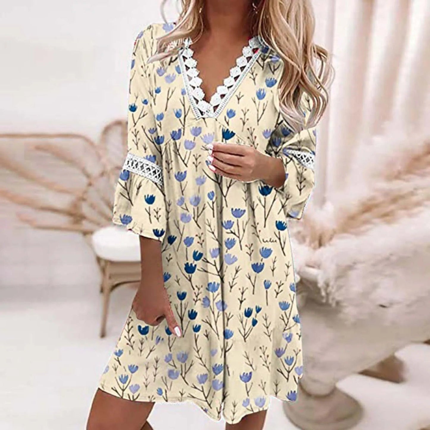 Boho Jurk Zomerjurk Vrouwelijk Casual