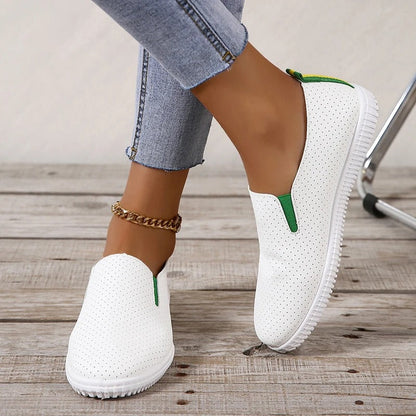 Vlakke Damesschoenen Comfortabel Leer