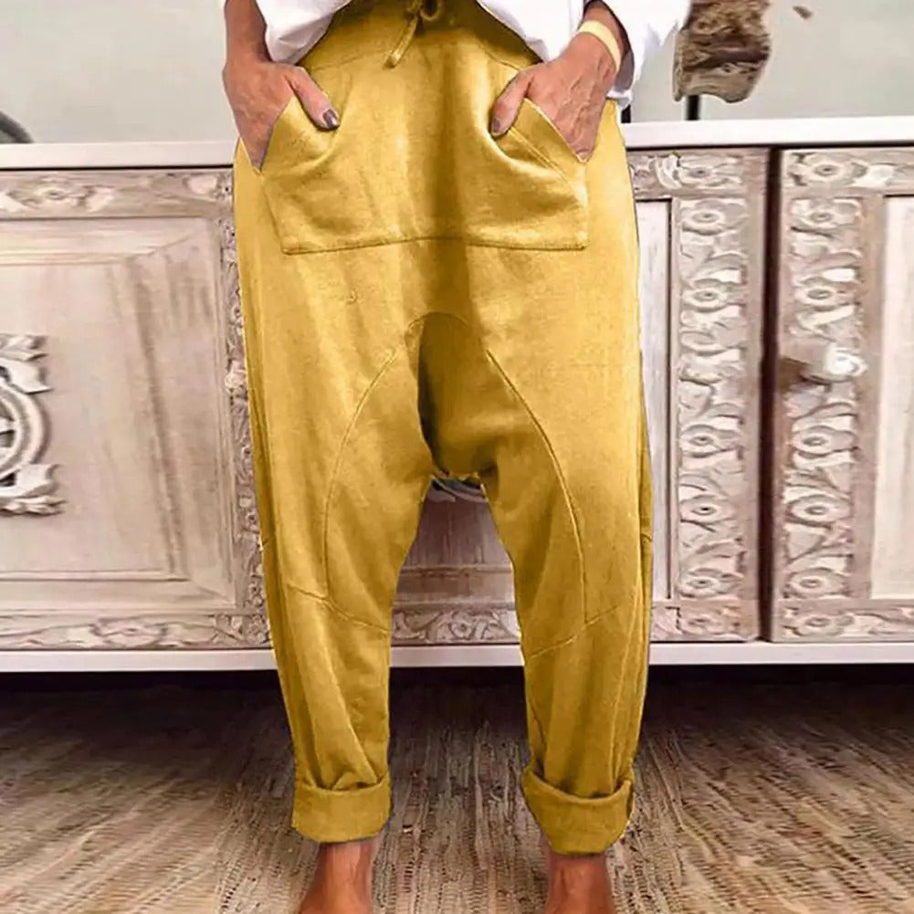 Comfortabele Baggy Broek met Trekkoord