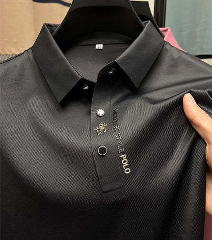 Heren Kreukvrije Polo – Comfortabele Stretch Polo T-Shirt