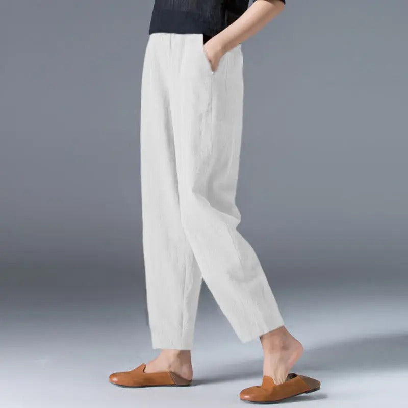 Vrouwen Broek Katoenen Bloomers Comfortabele Zomerbroek