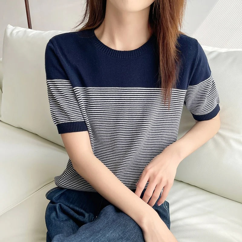 Vrouwen T-shirt Korte Mouw Zomerse Stijl