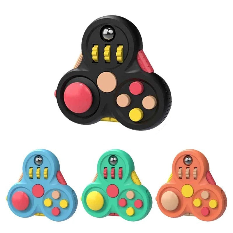 Fidgetset 4-Delig met Draaitoy en Stressballen