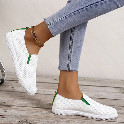 Vlakke Damesschoenen Comfortabel Leer