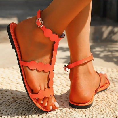 Sandalen met Hoge Hak en Brede Banden