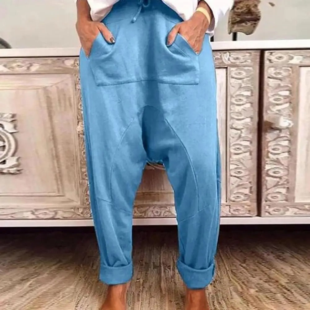 Comfortabele Baggy Broek met Trekkoord
