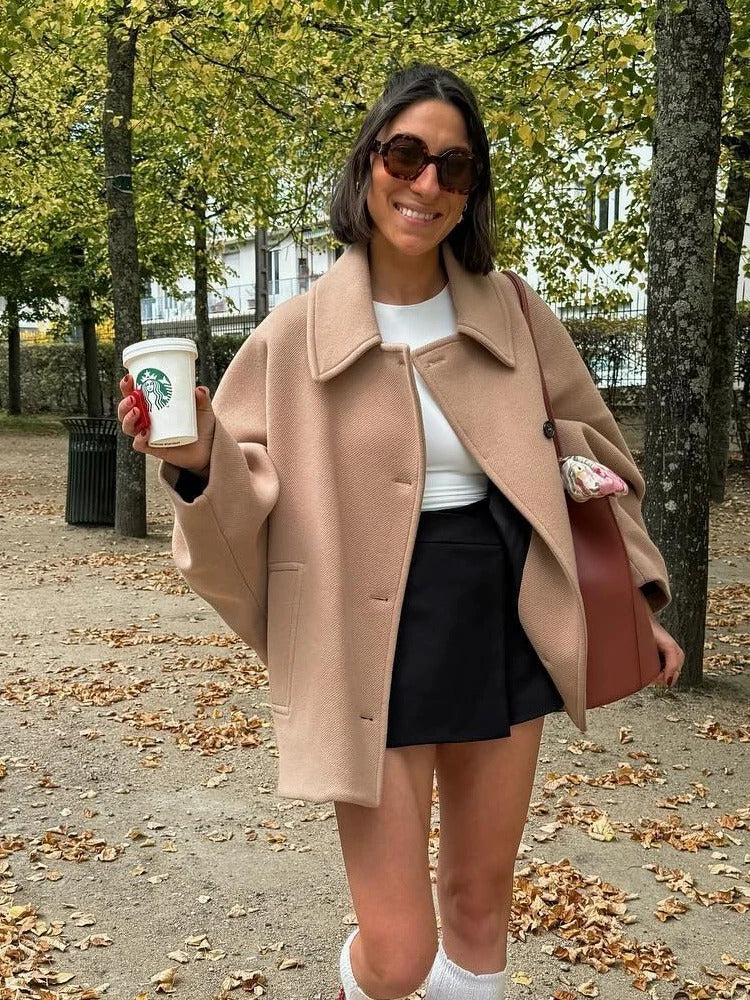 Damesjas Oversized Stijlvolle Luxe Kwaliteit - Mode Vibes