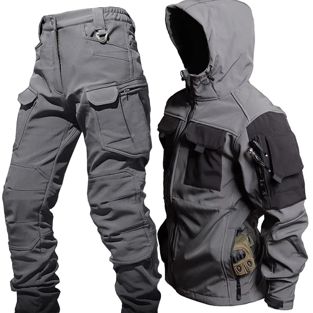 Ultiem Outdoor Set voor Heren – Wind- & Waterdicht Softshell