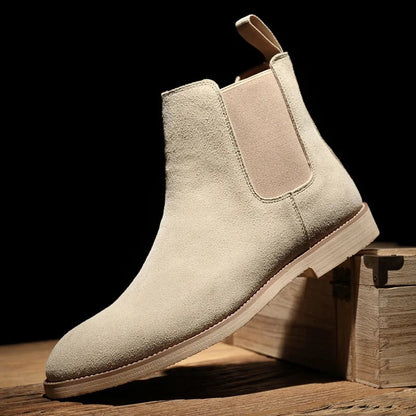 Suede Chelsea Laarzen voor Heren Comfortabel