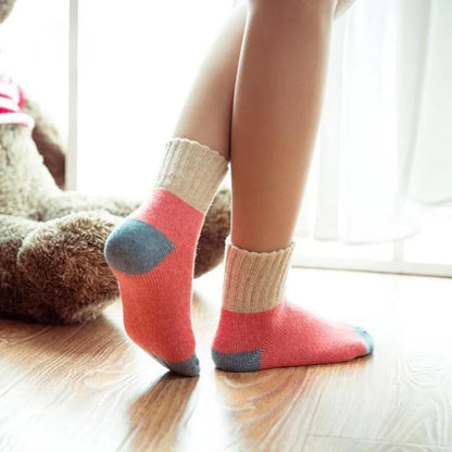 Wintersokken Retro Stijl Warme Wollige Socken - Mode Vibes