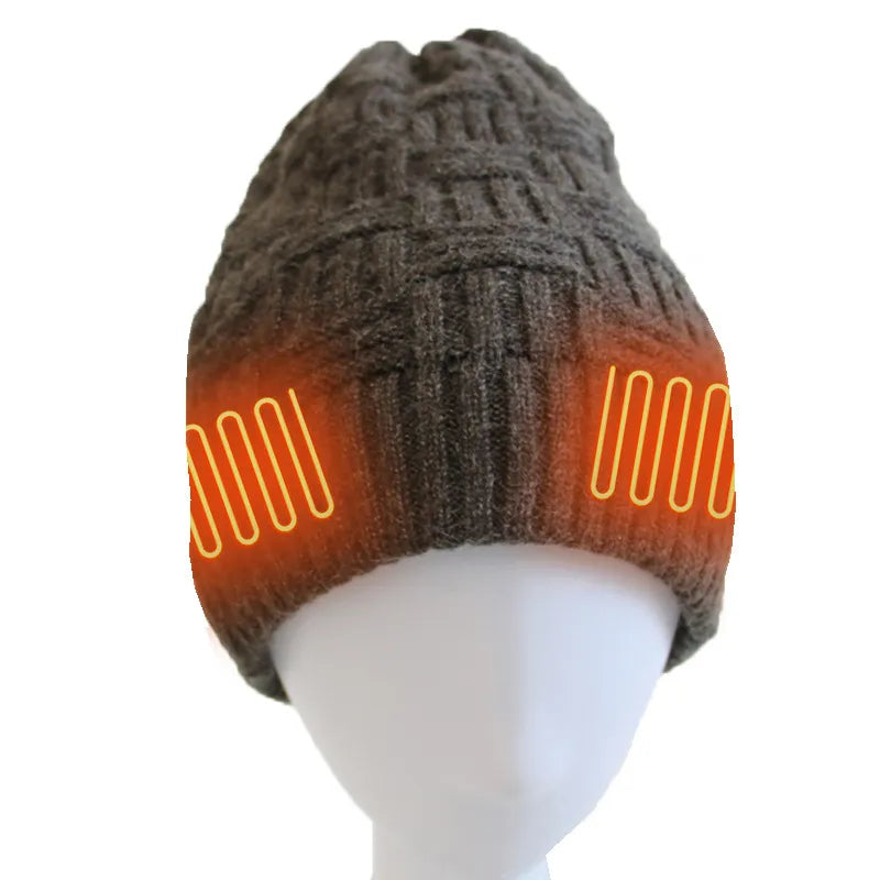 USB Oplaadbare Muts Warme KnitTech Beanie - Mode Vibes