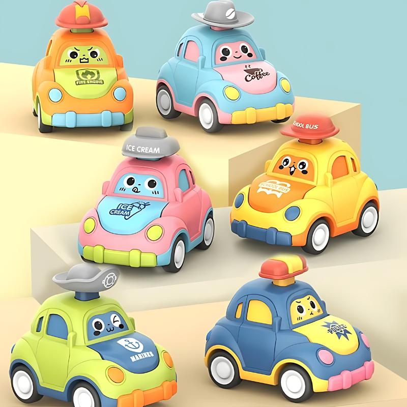 Speelgoedauto's met Toeters en Turbo Functie - Mode Vibes