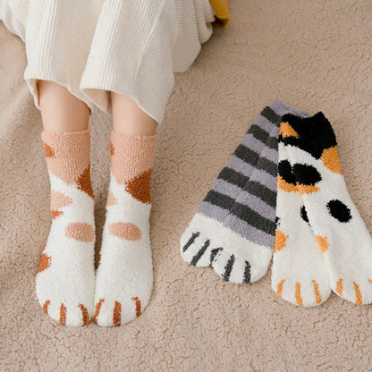 Katten Sokken Zacht en Warm voor Dames - Mode Vibes
