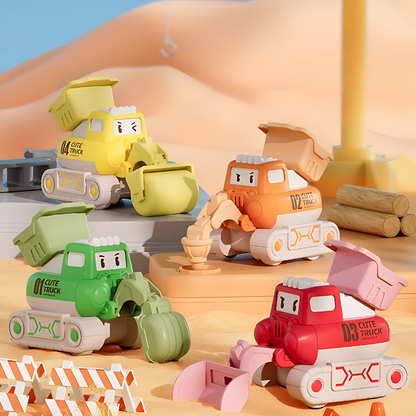 Bouwvoertuigen Speelset voor Kinderen Mini Bouwen - Mode Vibes