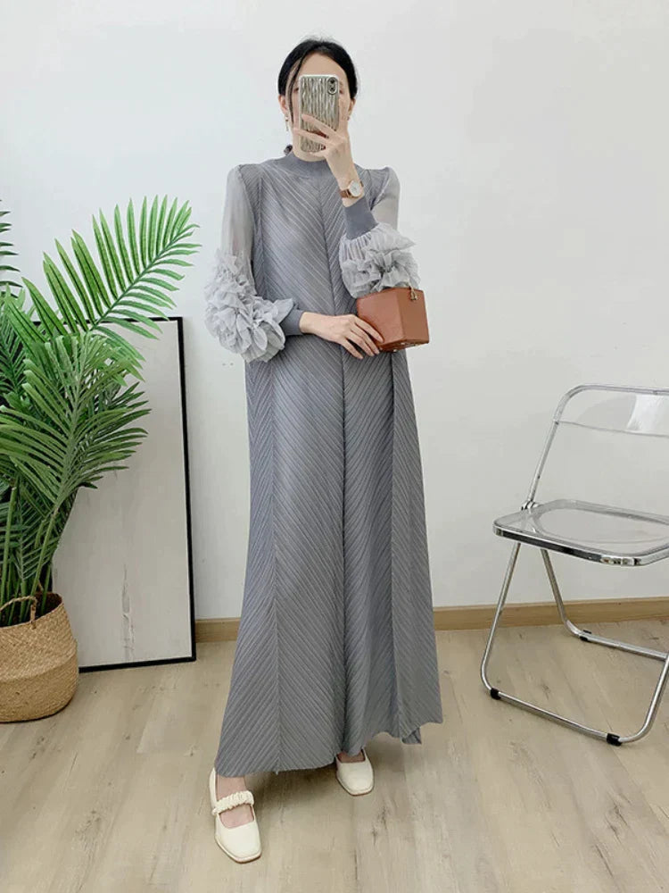 Maxi-Jurk Elegante Wijdvallend voor Vrouw - Mode Vibes