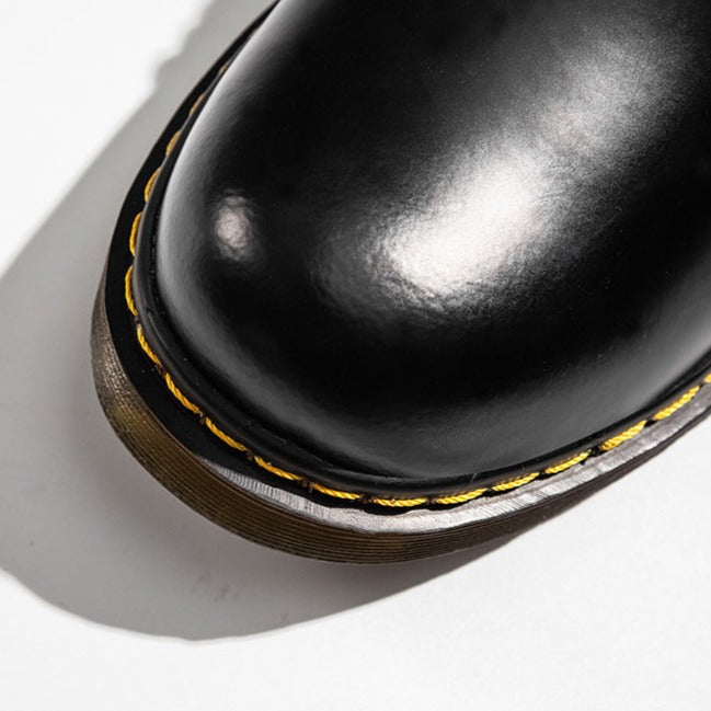 Heren Veterschoenen Casual Leer Zwarte Milo