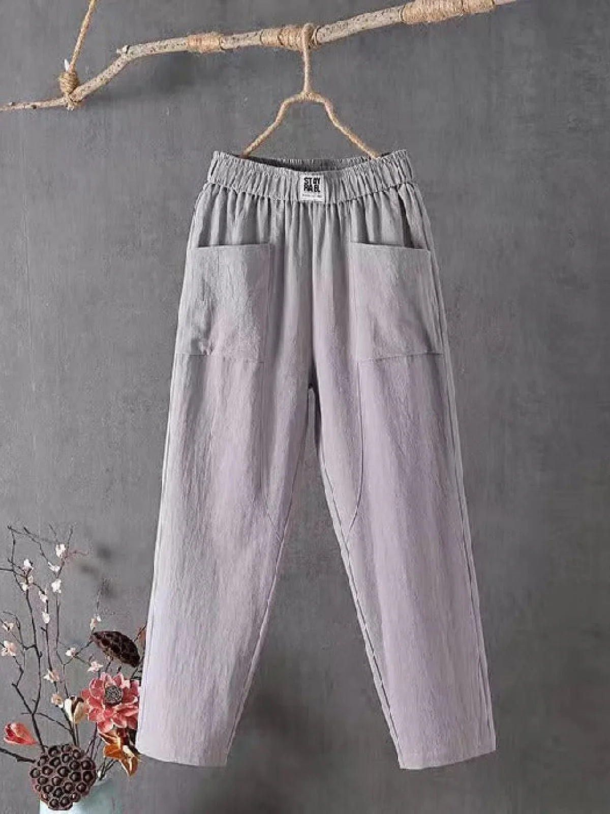 Rina | Pantaloni di lino da donna