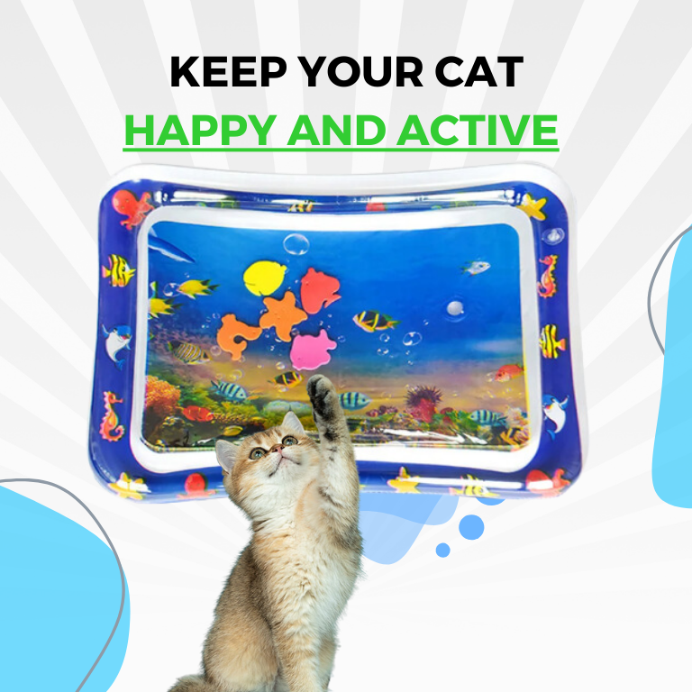 Kattenspeelmat met Waterfunctie voor Kattenvermaak
