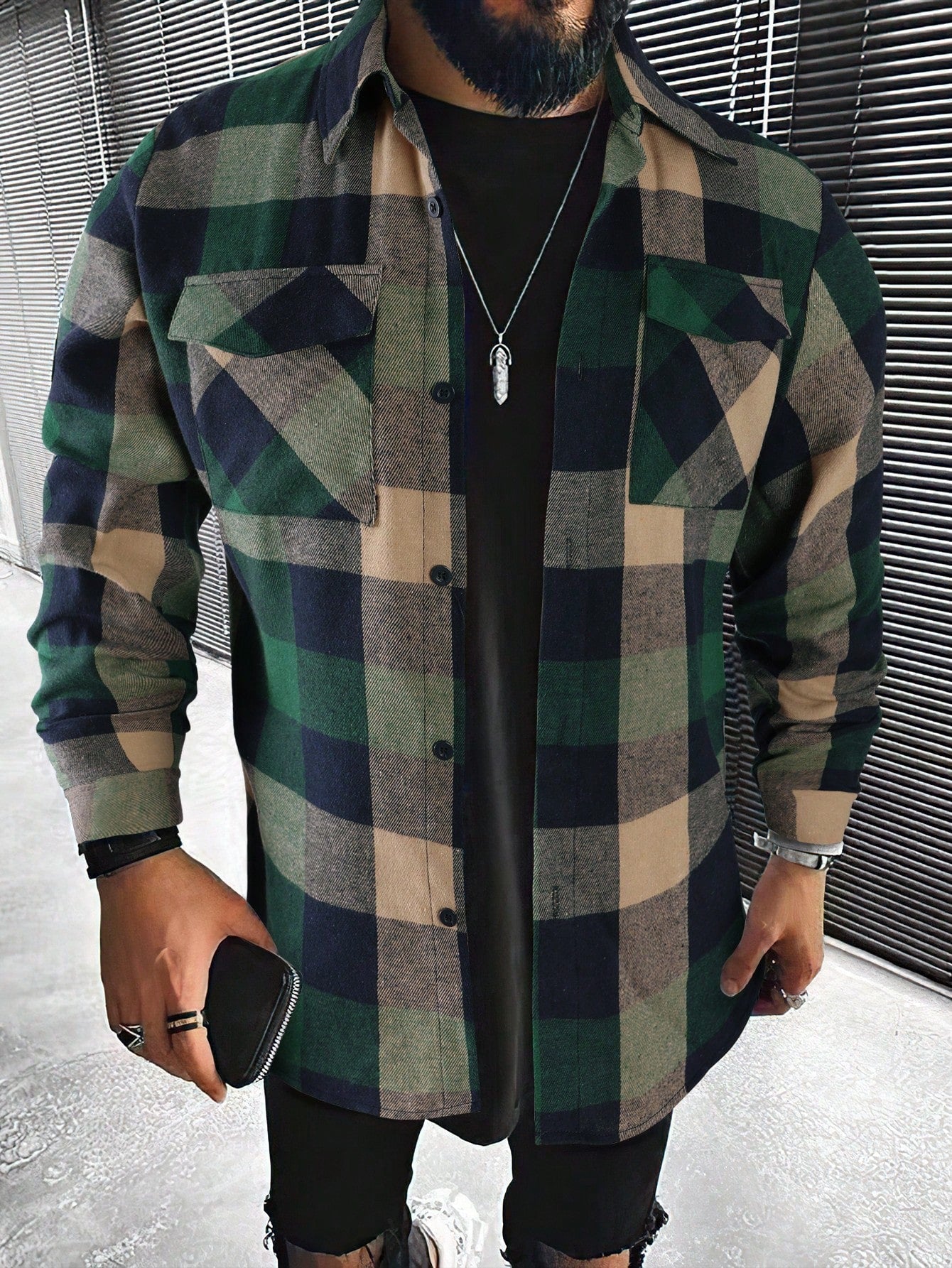 Geruit Vest voor Heren Warm en Stijlvol - Mode Vibes