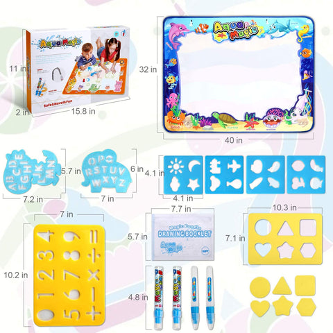 Tekenmat voor Kinderen met Waterverf Aqua Art