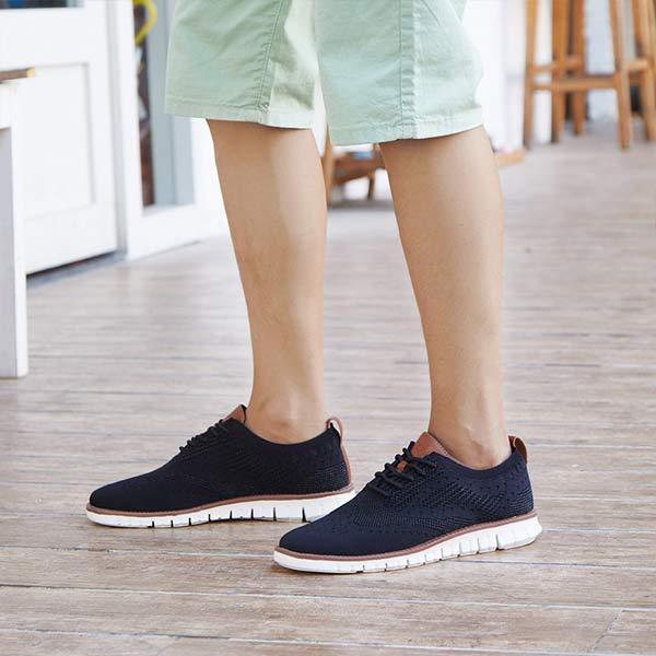 Klassieke Herenschoenen Leer Zwart Elegant - Mode Vibes