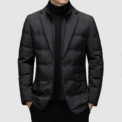 Maurits | Warme Gevoerde Heren Parka Coat Luxe Model - Mode Vibes