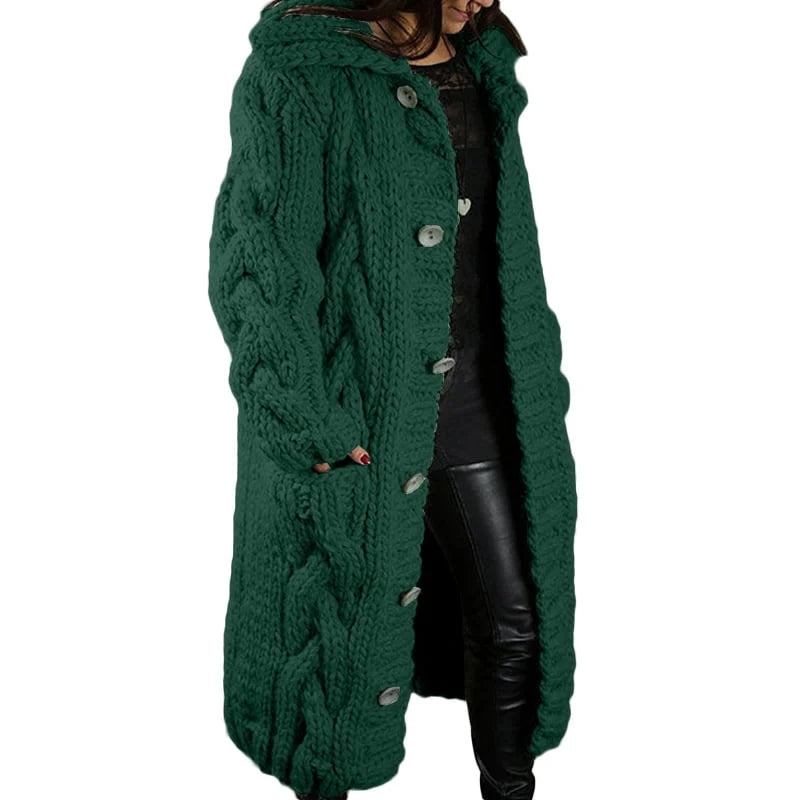 Herfst Trenchcoat voor Dames – Stijlvolle Lange Jas met Zakdetails