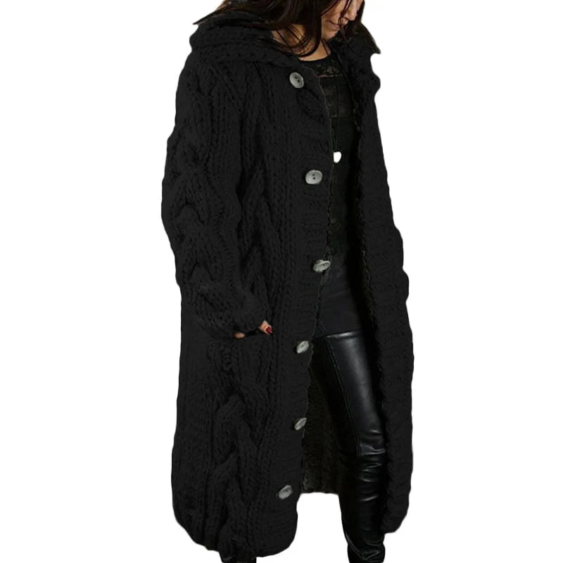 Herfst Trenchcoat voor Dames – Stijlvolle Lange Jas met Zakdetails