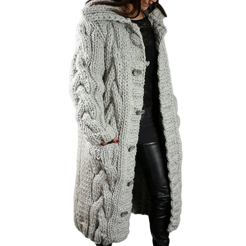 Herfst Trenchcoat voor Dames – Stijlvolle Lange Jas met Zakdetails
