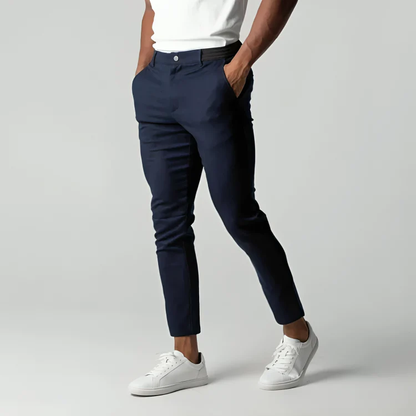 Herenslimfit Chino Broek met Stretch