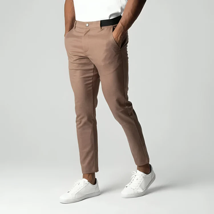 Herenslimfit Chino Broek met Stretch
