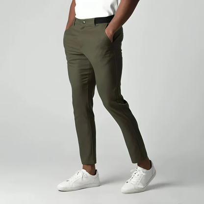 Herenslimfit Chino Broek met Stretch