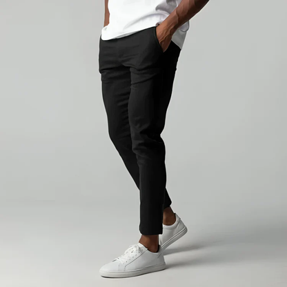 Herenslimfit Chino Broek met Stretch