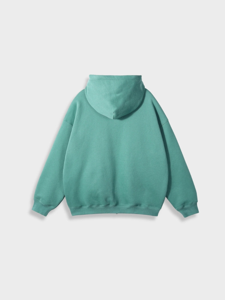 Lange Vest met Rits Oversized Stijl