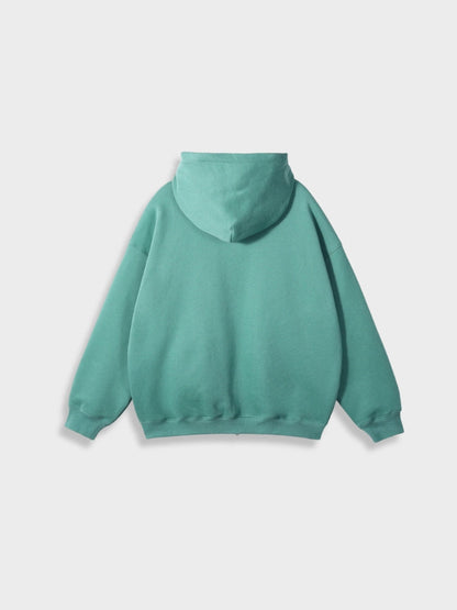 Lange Vest met Rits Oversized Stijl
