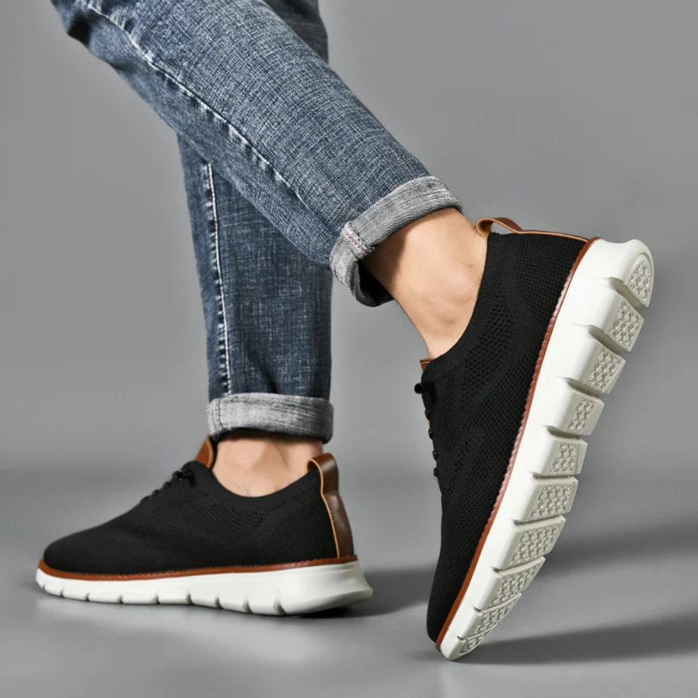 Comfortabele Gebreide Heren Sneakers Orthopedisch