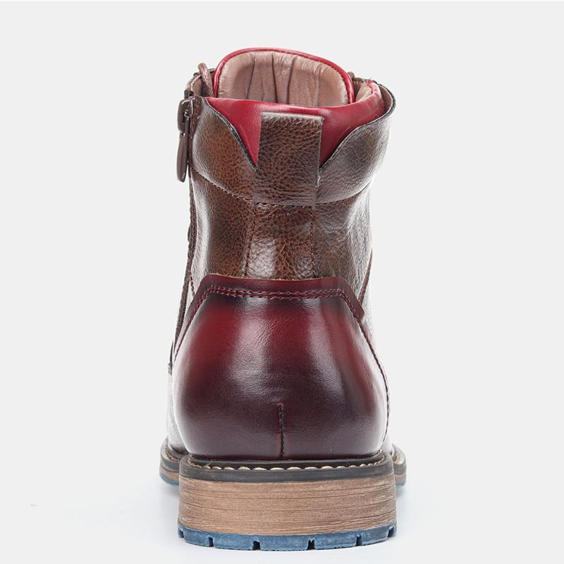 Heren Leren Boots met Rits & Veters – Robuust Design