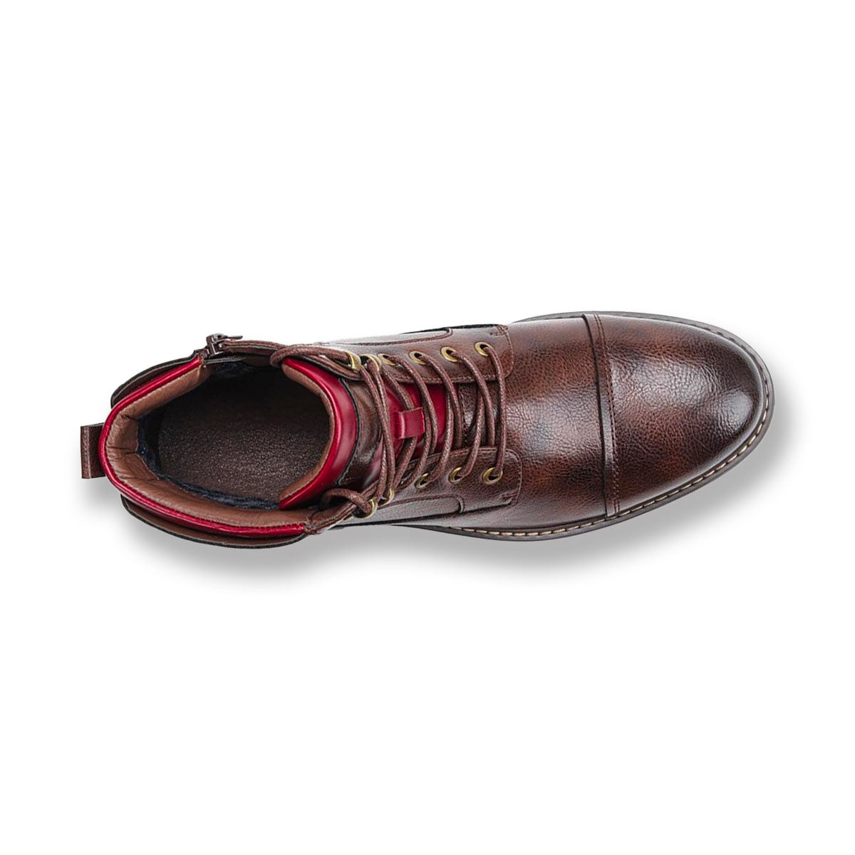 Heren Leren Boots met Rits & Veters – Robuust Design