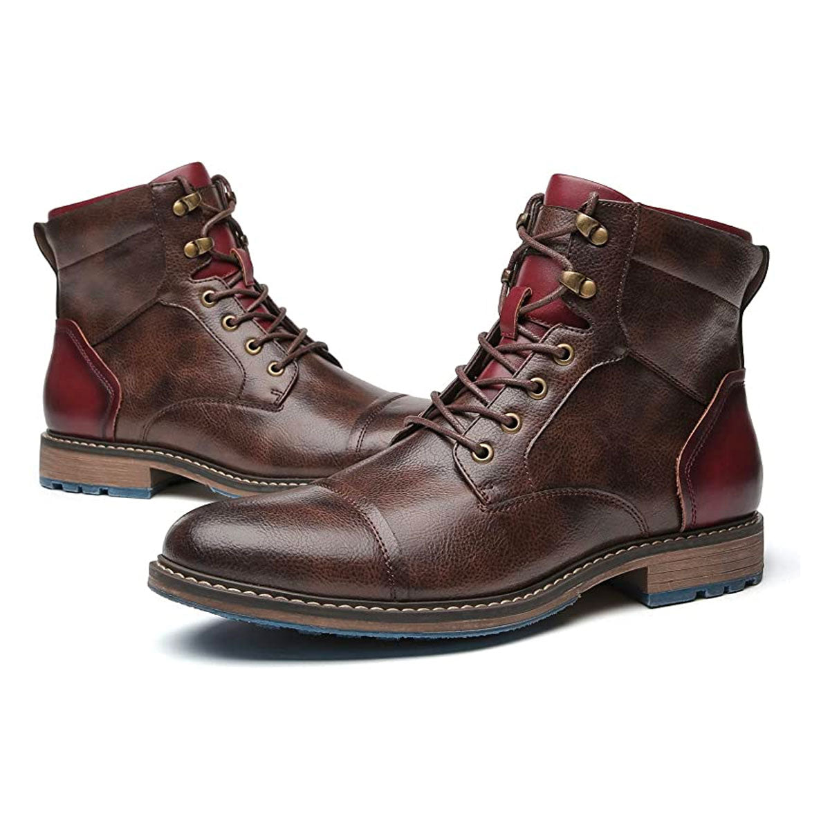 Heren Leren Boots met Rits & Veters – Robuust Design