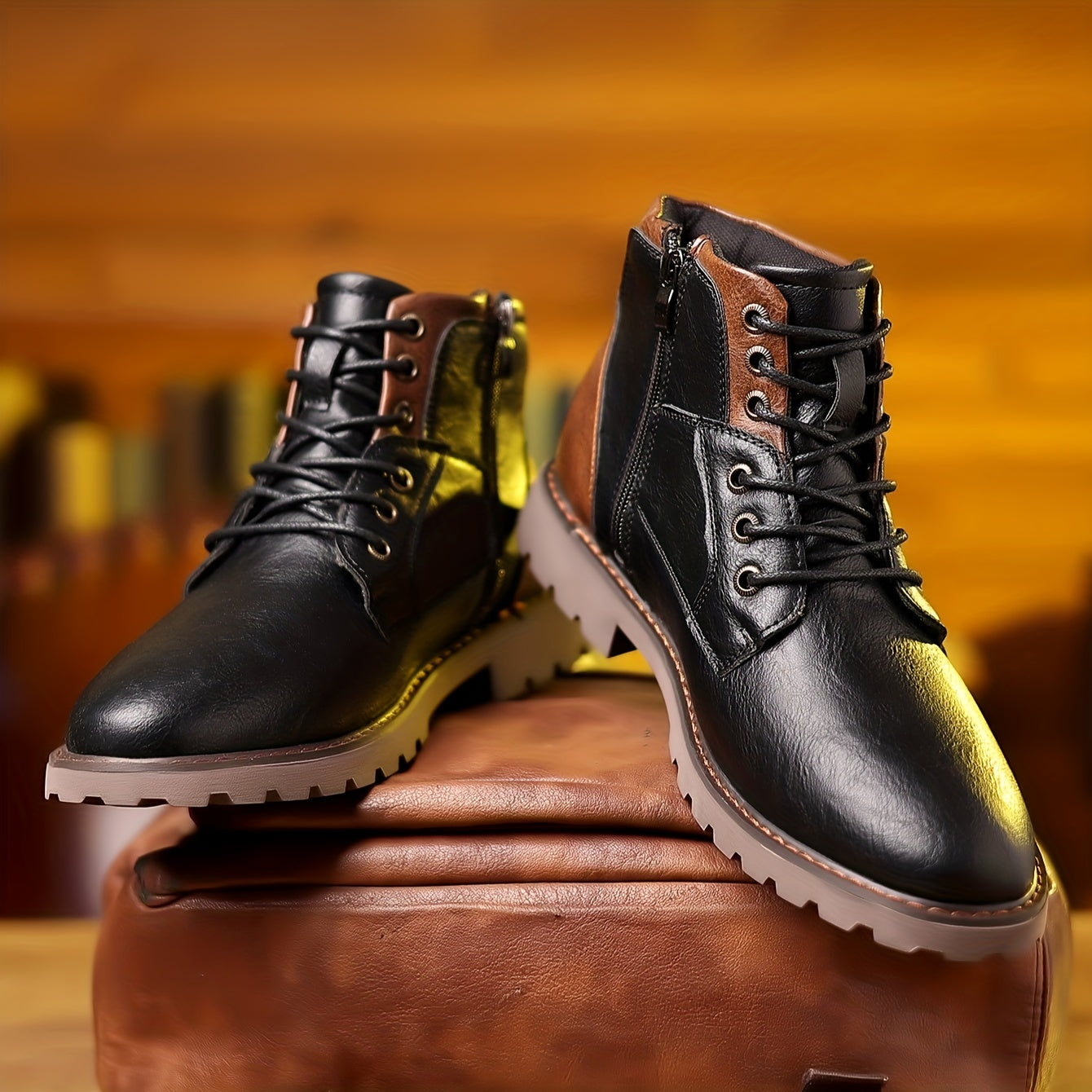 IronStep Leren Ritsboots voor Heren – Strak & Comfortabel voor Elke Dag