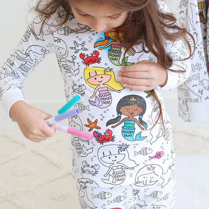 Kinderpyjama met Leuke Prints en Zachte Stof