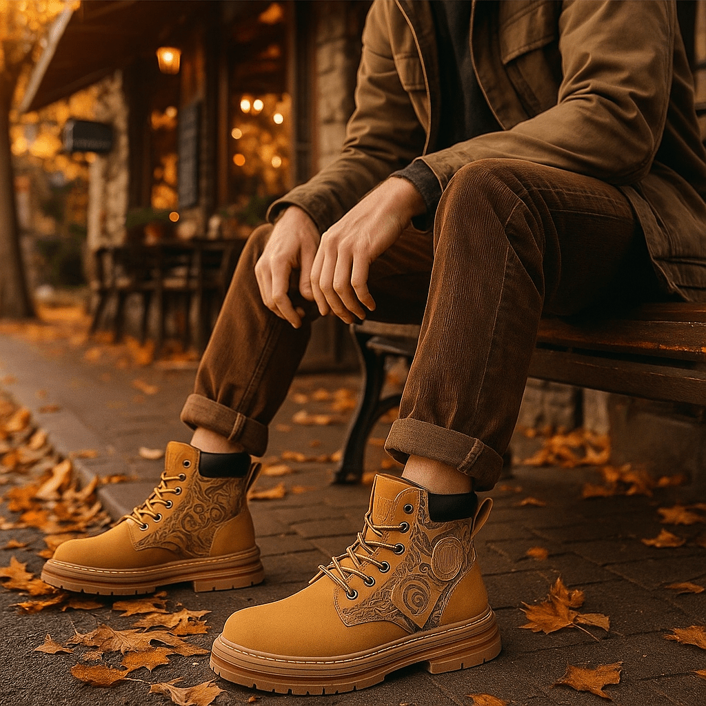 Herenschoenen Werkschoenen Met Stalen Neus en Kuipzool - Mode Vibes
