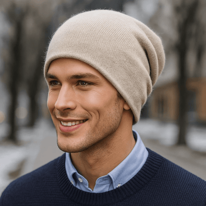 Miesten rento villapipo - EmiyoSuomi - Lämpimät pipot