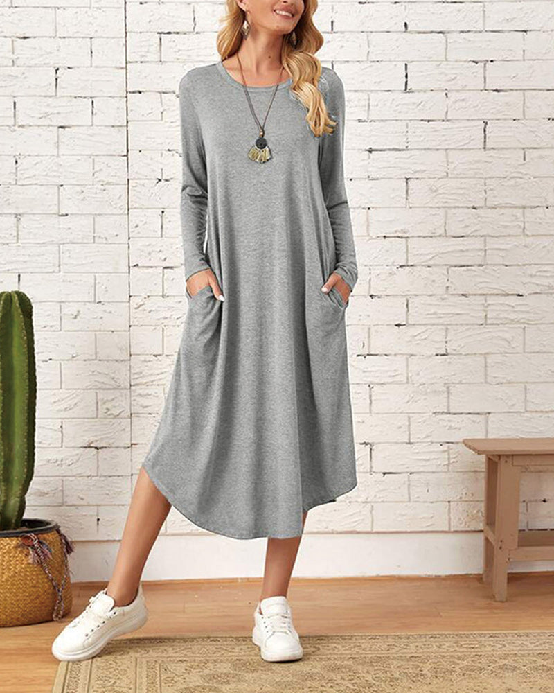 Damesjurk Lange Mouwen Mooie Zomerjurk - Mode Vibes