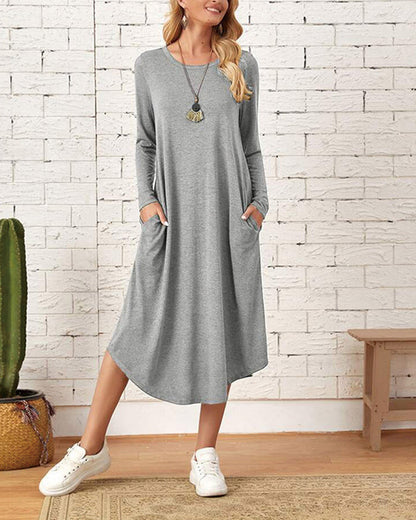 Damesjurk Lange Mouwen Mooie Zomerjurk - Mode Vibes