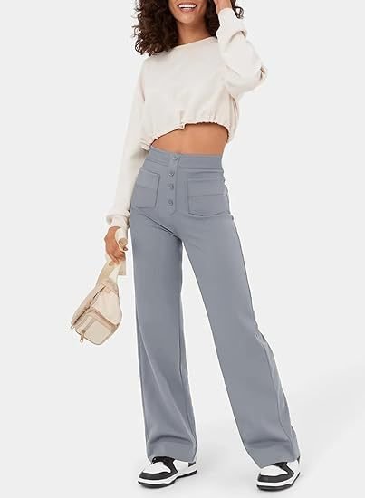 Prachtige Luna I High-Waisted Elastische Casual Broek